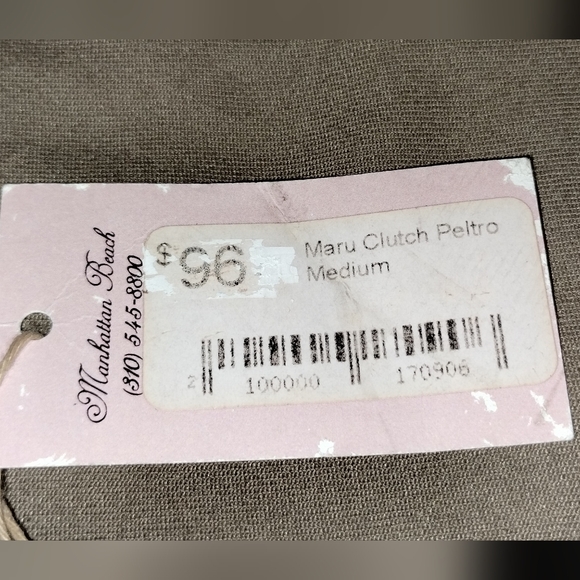 NWT UASHMAMA ITALIAN MADE METALLIC CLUTCH ~ 11" x 9" ~ FOLD-OVER,1 SNAP CLOSURE - Picture 14 of 16